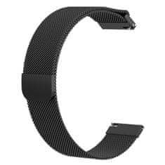 BStrap Milanese remienok na Xiaomi Amazfit Bip, black