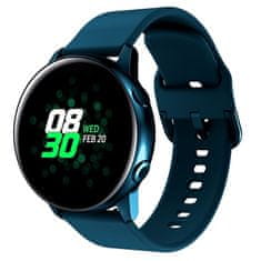 BStrap Silicone V2 remienok na Samsung Galaxy Watch 3 41mm, azure blue