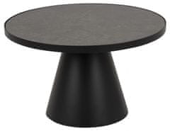 Design Scandinavia Konferenčný stolík Soli, 66 cm, čierna