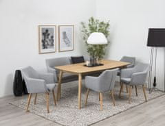 Design Scandinavia Jedálenský stôl Nagano, 150 cm, dub