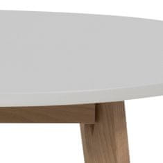 Design Scandinavia Jedálenský stôl okrúhly Raven, 90 cm