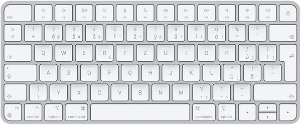 Magic Keyboard, CZ (MK2A3CZ/A) klávesnica nízkoprofilové klávesy automatické spárovanie vysoká výdrž pre Mac s čipom Apple iPad iPhone iPod touch USB-C Lightning Bluetooth