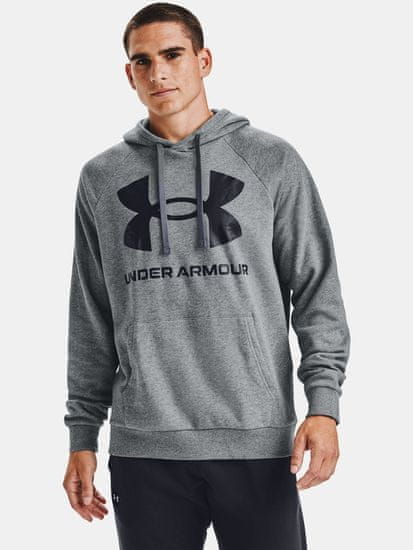 Under Armour Mikina Rival Fleece Big Logo HD-GRY