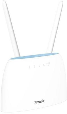 Bezdrôtový Wi-Fi router 3G/4G modem Tenda 4G03 pripojenie LTE 4 silné vnútorné antény kompaktný elegantný LCD displej