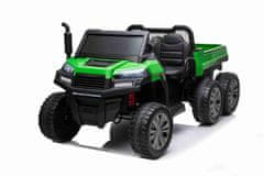 Beneo Farmárske elektrické autíčko RIDER 6X6 s pohonom štyroch kolies, 2x12V batéria, EVA kolesá