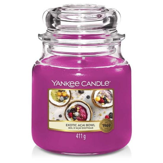 Yankee Candle vonná sviečka Exotic Acai Bowl (Miska exotických chuťou) 411g