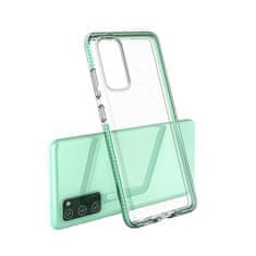 IZMAEL Puzdro Spring clear TPU pre Samsung Galaxy A12/Galaxy M12 - Tyrkysová KP8728