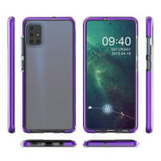 IZMAEL Puzdro Spring clear TPU pre Samsung Galaxy A21s - Slabo Ružová KP8746