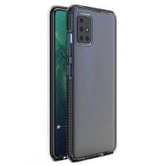 IZMAEL Puzdro Spring clear TPU pre Xiaomi Redmi Note 9 Pro/Redmi Note 9S - Čierna KP8587