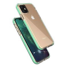 IZMAEL Puzdro Spring clear TPU pre Apple iPhone 11 - Červená KP8623