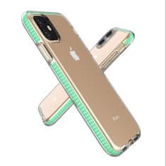 IZMAEL Puzdro Spring clear TPU pre Apple iPhone 11 - Červená KP8623