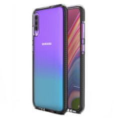 IZMAEL Puzdro Spring clear TPU pre Samsung Galaxy A70 - Čierna KP10544