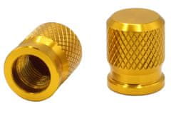 SEFIS CNC čiapočky ventilov na motocykel zlatá