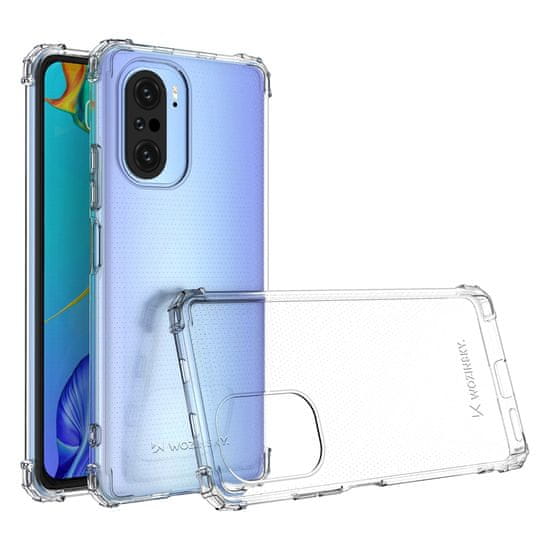 WOZINSKY Wozinsky Anti Shock silikonové púzdro pre Xiaomi Poco F3/Redmi K40/Redmi K40 Pro/Redmi K40 Pro+/Mi 11i - Transparentná KP12160