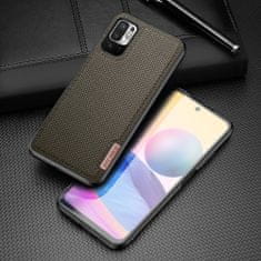 Dux Ducis KRYT PUZDRA DUX DUCIS FINO POKRYTÝ NYLONOVÝM MATERIÁLOM XIAOMI REDMI NOTE 10 5G / POCO M3 PRO ZELENÝ