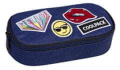 CoolPack Školské púzdro Clever Badges girls denim