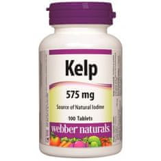 Webber Naturals Kelp 575 mg 100 tbl