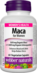 Webber Naturals Maca for Women 60 cps