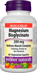 Webber Naturals Magnesium Bisglycinate 200 mg 60 cps