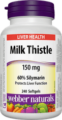 Webber Naturals Milk Thistle 150 mg 240 tob