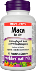 Webber Naturals Maca for Men 60 cps