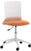 Kancelárska stolička Apolda, textil, oranžová