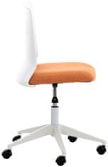 BHM Germany Kancelárska stolička Apolda, textil, oranžová