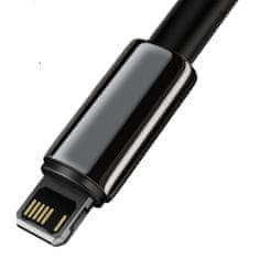 BASEUS Tungsten kábel USB / Lightning 2.4A 2m, čierny