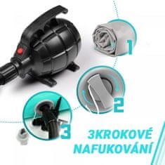 Greatstore Physionics Airtrack nafukovacia žinienka, 6 m, zelená