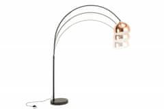 KINGHOME INVICTA stojacia lampa BIG BOW ružovo zlatá 170-210 cm