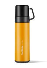 Naturehike termoska. Termofľaša 3v1 600ml 360g - žltá