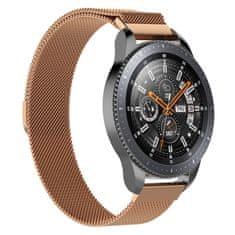BStrap Milanese remienok na Huawei Watch GT/GT2 46mm, rose gold