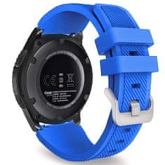 BStrap Silicone Sport remienok na Xiaomi Haylou Solar LS05, blue