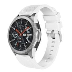 BStrap Silicone Davis remienok na Samsung Galaxy Watch 3 45mm, white