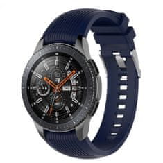 BStrap Silicone Davis remienok na Huawei Watch GT3 46mm, dark blue