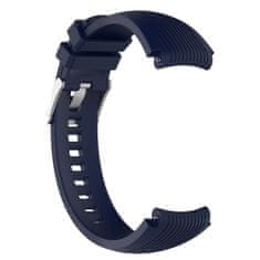 BStrap Silicone Davis remienok na Samsung Galaxy Watch 3 45mm, dark blue