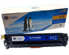 G&G HP CF210 XL, HP 131X , Premium patentovaný toner, 2400 strán s čipom Čierna - Black 