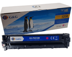 G&G HP CF213a, HP 131a , Premium patentovaný toner, 1800 strán s čipom Purpurová - Magenta