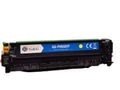 G&G HP CC532A, HP 304A , Premium patentovaný toner, 2800 strán s čipom Žltá - Yellow