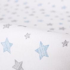 Ceba Baby CEBA Poťah na prebaľovaciu podložku 50x70-80 cm 2 ks Blue+Blue Stars