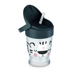 LOVI Môj hrnček so slamkou Salt&Pepper Junior 250 ml