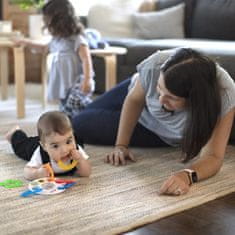 Baby Einstein Hryzátko s hrkálkou s C krúžkami Shake, Rattle&Soothe 0m+