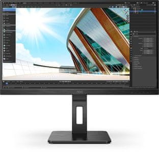 monitor AOC Q24P2Q (Q24P2Q) QHD 21,5 palca Low blue light Flicker Free VA 