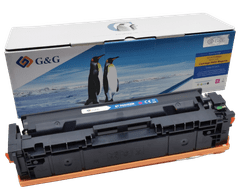 G&G Canon CRG 045H , Premium patentovaný toner, 2200 strán s čipom Purpurová - Magenta