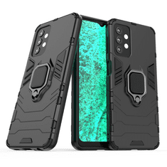 IZMAEL Odolné Puzdro Ring Armor Case pre Samsung Galaxy A32 5G - Čierna KP9708