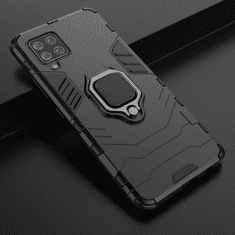 IZMAEL Odolné Puzdro Ring Armor Case pre Samsung Galaxy A42 5G - Čierna KP9703