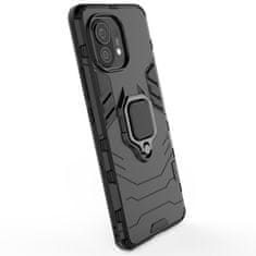 IZMAEL Odolné Puzdro Ring Armor Case pre Xiaomi Mi 11 - Čierna KP9715