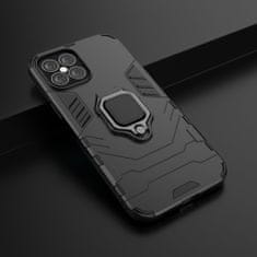 IZMAEL Odolné Puzdro Ring Armor Case pre Apple iPhone 12 Pro Max - Čierna KP9712