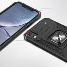 WOZINSKY Puzdro Wozinsky Ring armor pre Apple iPhone XR - Čierna KP9014