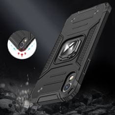 WOZINSKY Puzdro Wozinsky Ring armor pre Apple iPhone XR - Čierna KP9014